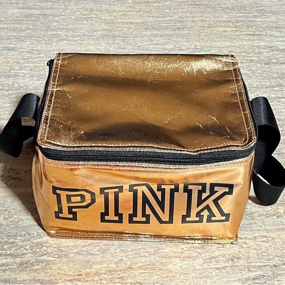 NWOT PINK VS rose gold lunch box - Picture 1 of 15